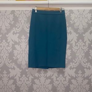LIKE NEW TEAL PENCIL SKIRT